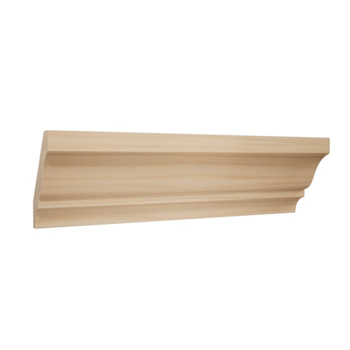 Ekena Millwork WM52 2 1/4"H x 1 1 5/8"P x 2 3/4"F x 96"L Americraft Solid Hardwood Stain Grade Crown Moulding - Image 4