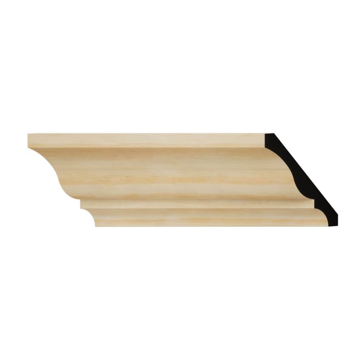 Ekena Millwork WM48 3 11/32"H x 2 5/8"P x 4 1/4"F x 96"L Americraft Solid Hardwood Stain Grade Crown Moulding - Image 27