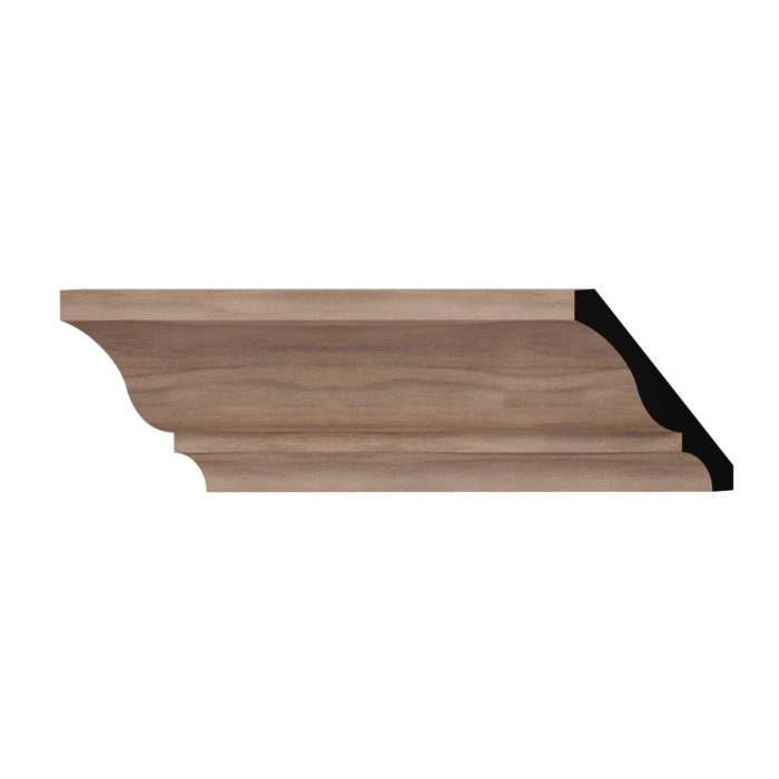 Ekena Millwork WM48 3 11/32"H x 2 5/8"P x 4 1/4"F x 96"L Americraft Solid Hardwood Stain Grade Crown Moulding - Image 33