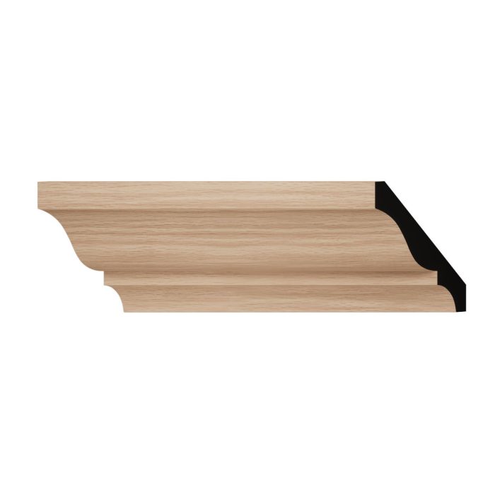 Ekena Millwork WM49 3 11/32"H x 2 5/8"P x 3 5/8"F x 96"L Americraft Solid Hardwood Stain Grade Crown Moulding - Image 8