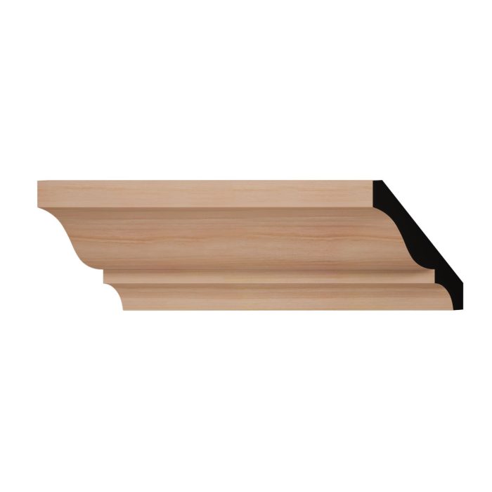 Ekena Millwork WM49 3 11/32"H x 2 5/8"P x 3 5/8"F x 96"L Americraft Solid Hardwood Stain Grade Crown Moulding - Image 20