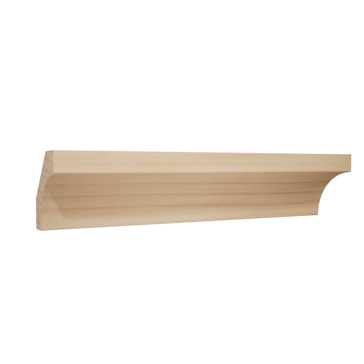 Ekena Millwork WM86 9/16"D x 1 5/8"W x 96"L Americraft Solid Hardwood Stain Grade Cove Moulding - Image 3