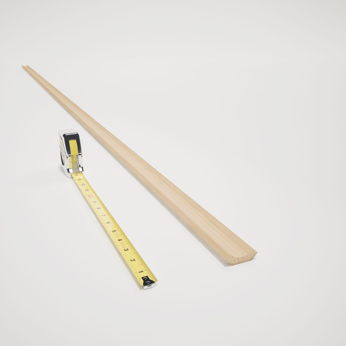 Ekena Millwork WM86 9/16"D x 1 5/8"W x 96"L Americraft Solid Hardwood Stain Grade Cove Moulding - Image 6