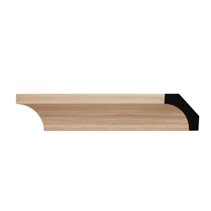 Ekena Millwork WM86 9/16"D x 1 5/8"W x 96"L Americraft Solid Hardwood Stain Grade Cove Moulding - Image 7