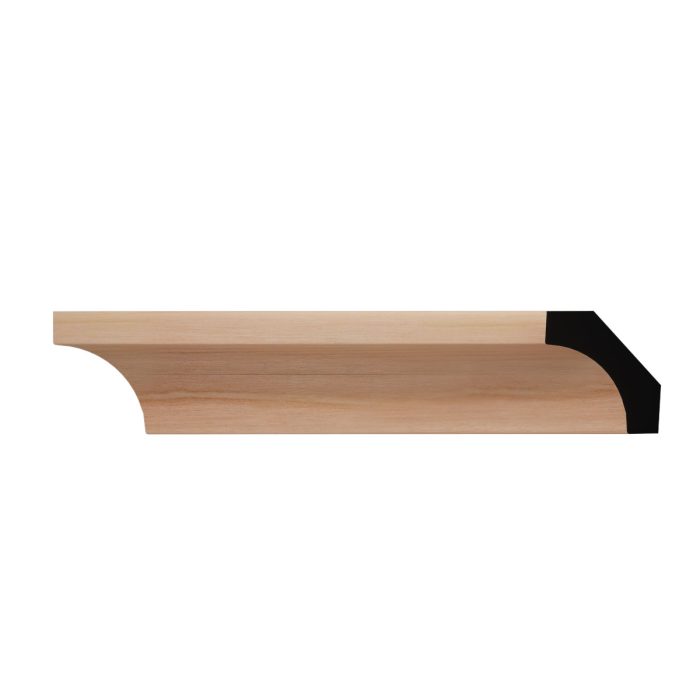 Ekena Millwork WM86 9/16"D x 1 5/8"W x 96"L Americraft Solid Hardwood Stain Grade Cove Moulding - Image 17