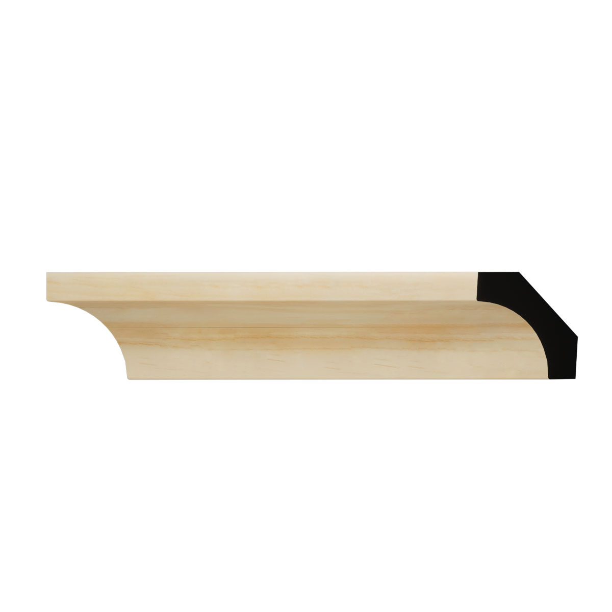 Ekena Millwork WM86 9/16"D x 1 5/8"W x 96"L Americraft Solid Hardwood Stain Grade Cove Moulding - Image 22