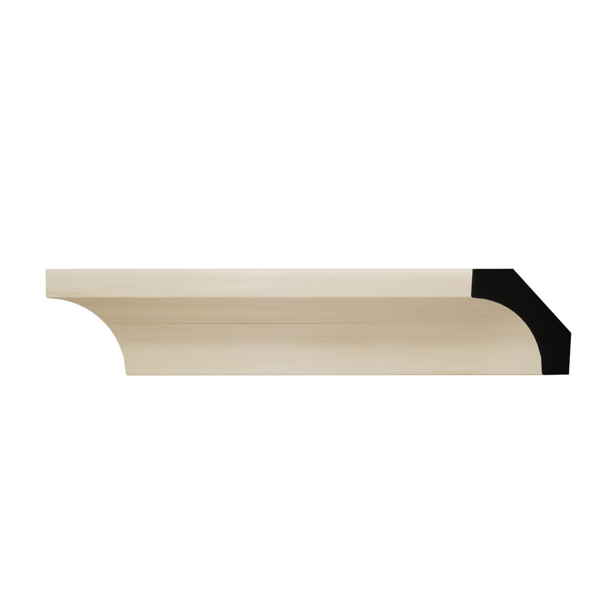 Ekena Millwork WM86 9/16"D x 1 5/8"W x 96"L Americraft Solid Hardwood Stain Grade Cove Moulding - Image 32