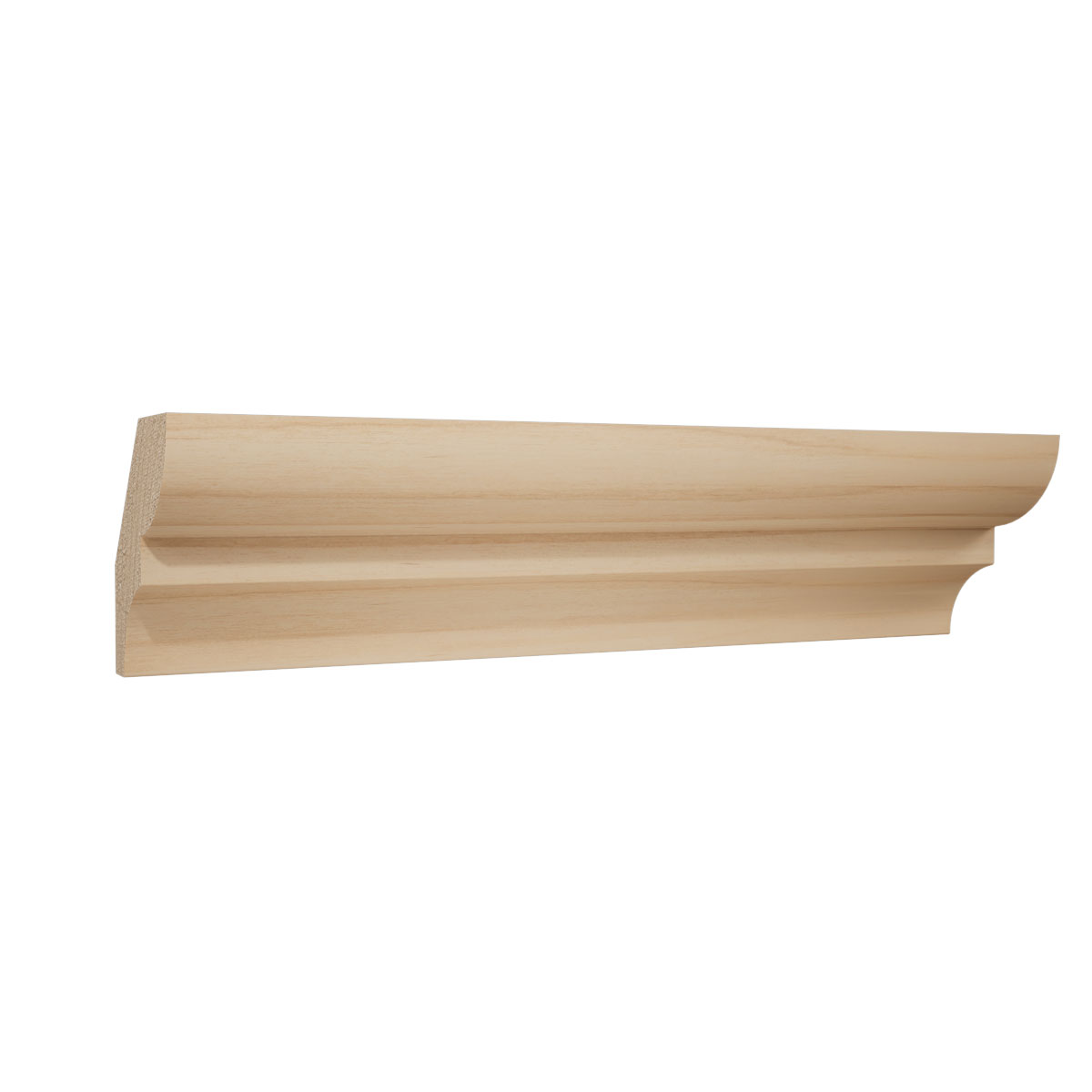 Ekena Millwork WM75 9/16"D x 1 5/8"W x 96"L Americraft Solid Hardwood Stain Grade Bed Moulding - Image 3