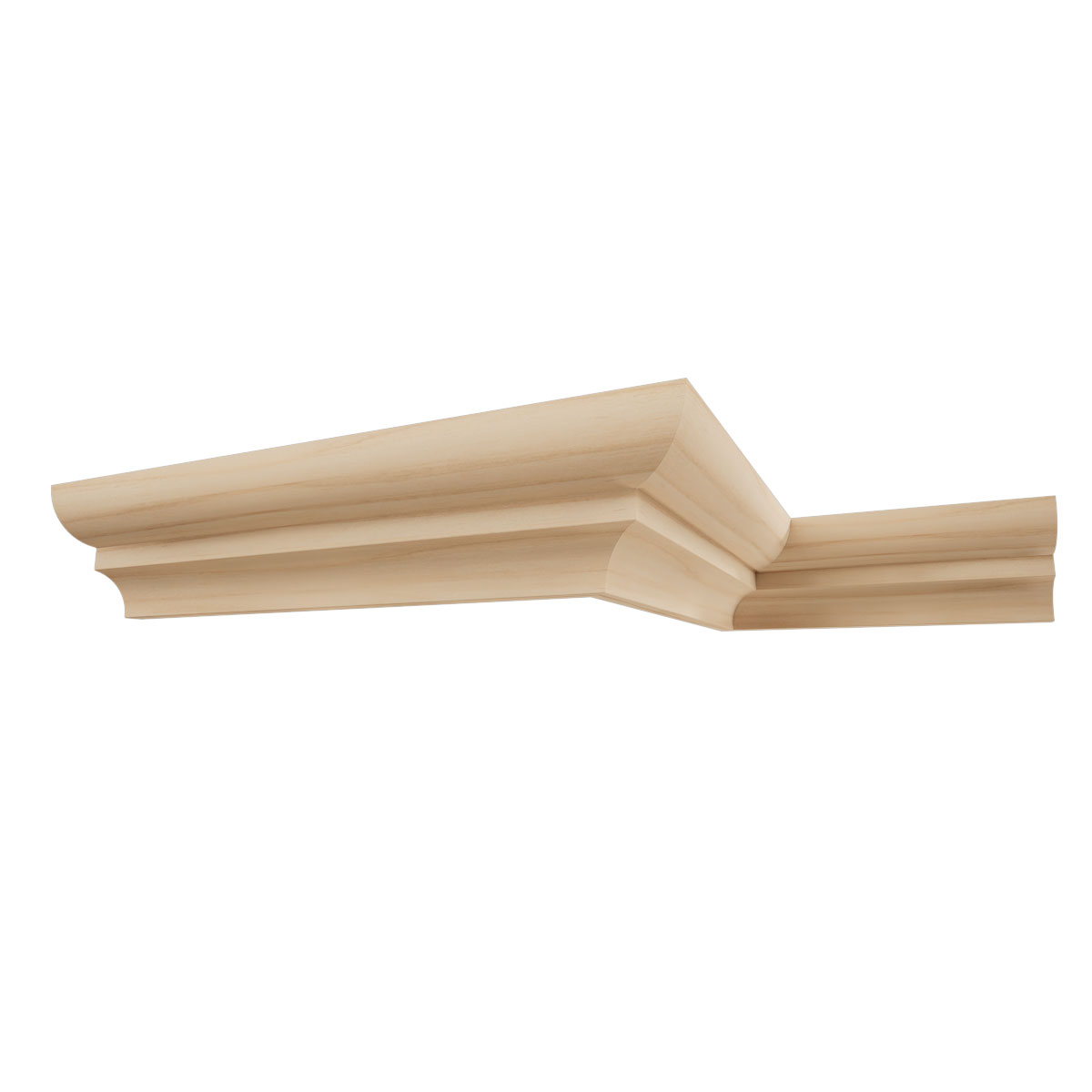 Ekena Millwork WM75 9/16"D x 1 5/8"W x 96"L Americraft Solid Hardwood Stain Grade Bed Moulding - Image 7