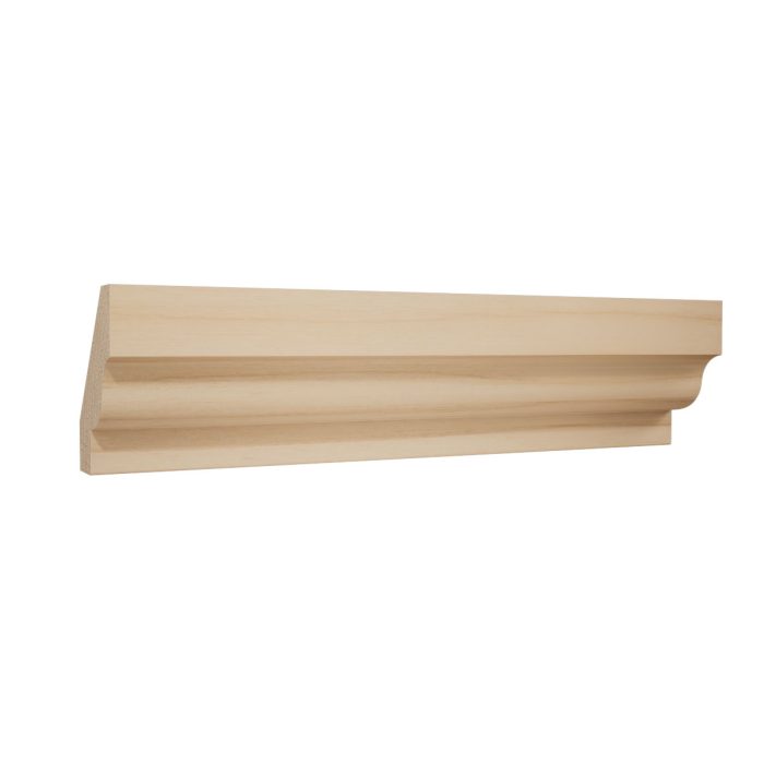 Ekena Millwork WM60 1 13/32"H x 1 1/16"P x 1 3/4"F x 96"L Americraft Solid Hardwood Stain Grade Crown Moulding - Image 4