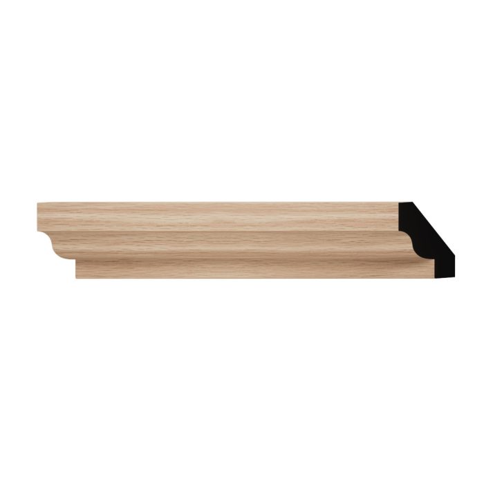 Ekena Millwork WM60 1 13/32"H x 1 1/16"P x 1 3/4"F x 96"L Americraft Solid Hardwood Stain Grade Crown Moulding - Image 8