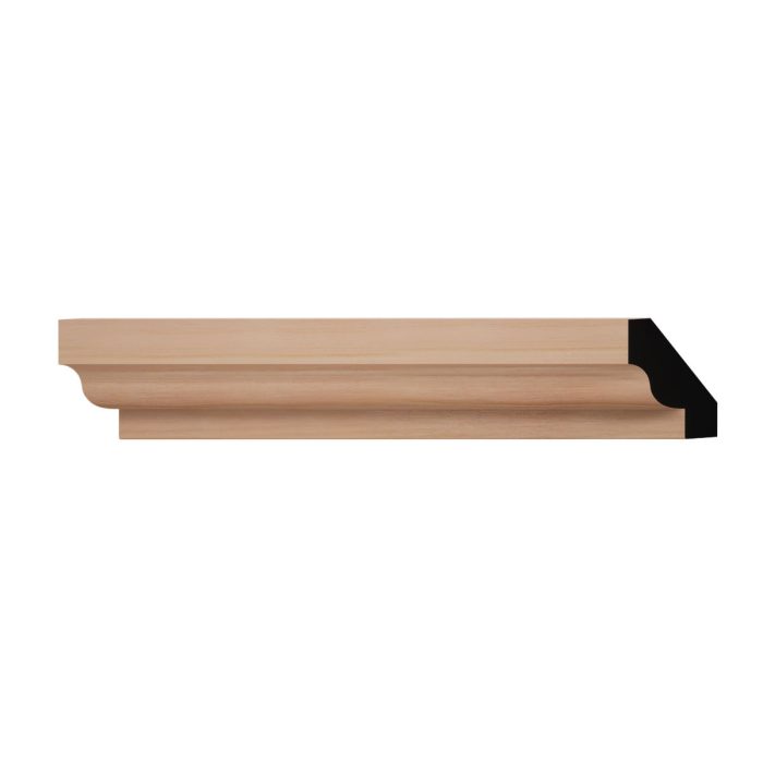 Ekena Millwork WM60 1 13/32"H x 1 1/16"P x 1 3/4"F x 96"L Americraft Solid Hardwood Stain Grade Crown Moulding - Image 20