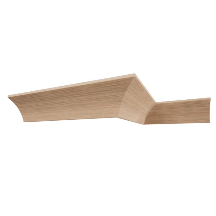 Ekena Millwork WM291 4"H x 3 1/2"P x 5 1/4"F x 96"L Americraft Solid Hardwood Stain Grade Crown Moulding - Image 9