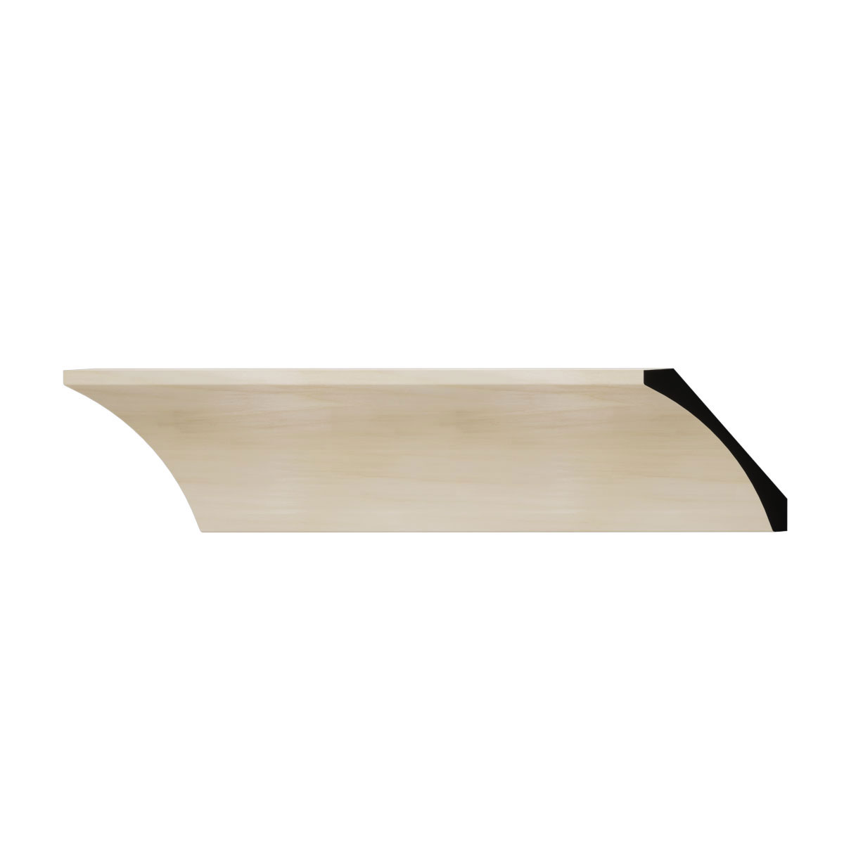 Ekena Millwork WM291 4"H x 3 1/2"P x 5 1/4"F x 96"L Americraft Solid Hardwood Stain Grade Crown Moulding - Image 38