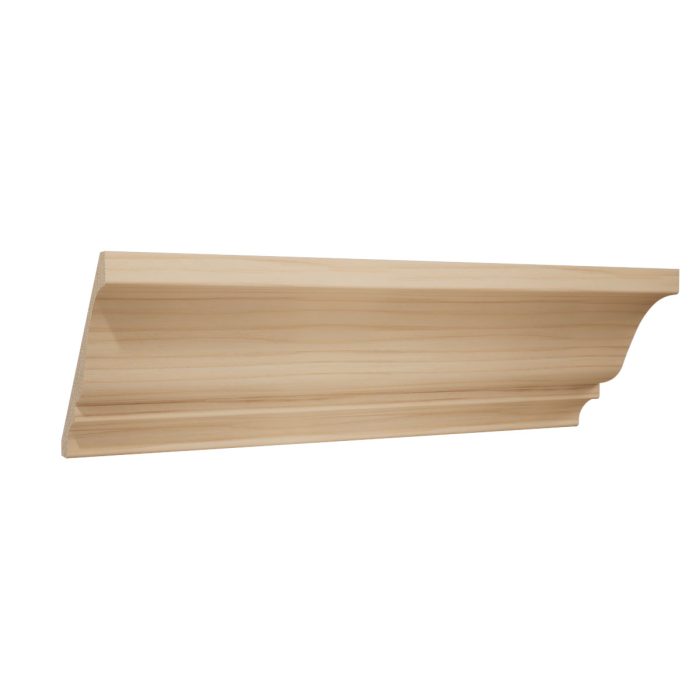 Ekena Millwork WM45 3 11/16"H x 3 3/4"P x 5 1/4"F x 96"L Americraft Solid Hardwood Stain Grade Crown Moulding - Image 4