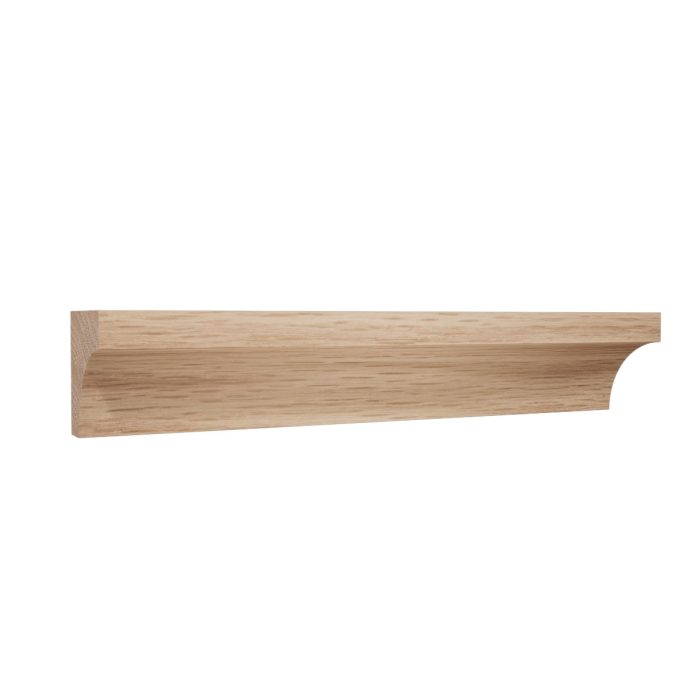 Ekena Millwork WM100 11/16"D x 11/16"W x 96"L Americraft Solid Hardwood Stain Grade Cove Moulding - Image 10