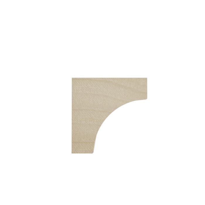 Ekena Millwork WM100 11/16"D x 11/16"W x 96"L Americraft Solid Hardwood Stain Grade Cove Moulding - Image 46