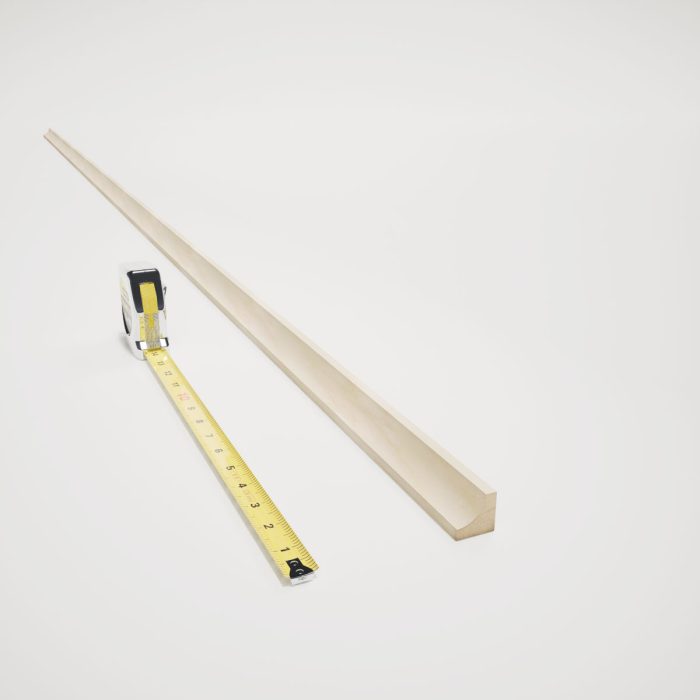Ekena Millwork WM100 11/16"D x 11/16"W x 96"L Americraft Solid Hardwood Stain Grade Cove Moulding - Image 49