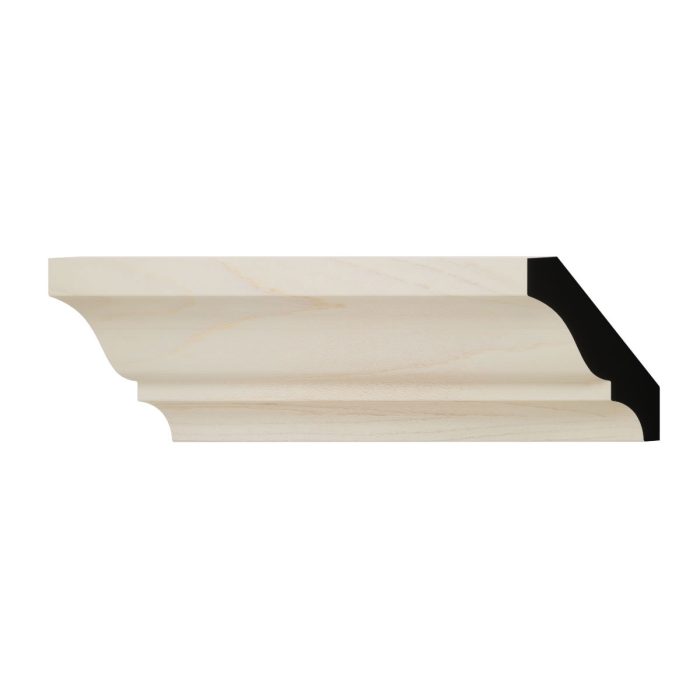 Ekena Millwork WM52 2 1/4"H x 1 1 5/8"P x 2 3/4"F x 96"L Americraft Solid Hardwood Stain Grade Crown Moulding - Image 50