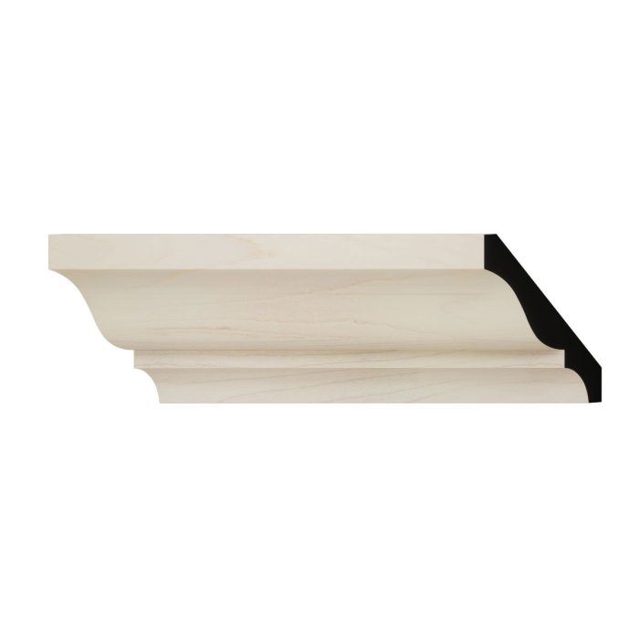 Ekena Millwork WM49 3 11/32"H x 2 5/8"P x 3 5/8"F x 96"L Americraft Solid Hardwood Stain Grade Crown Moulding - Image 50