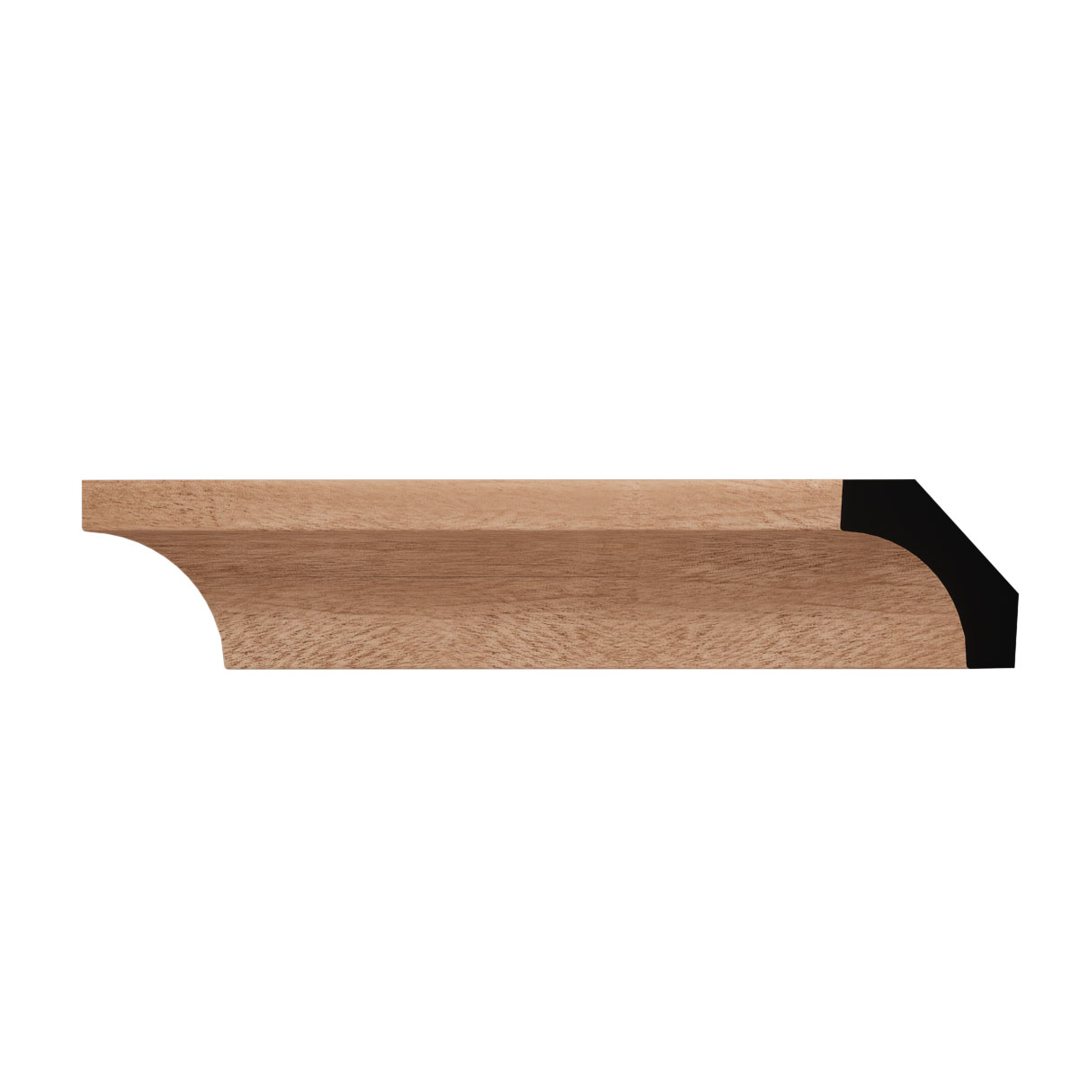 Ekena Millwork WM86 9/16"D x 1 5/8"W x 96"L Americraft Solid Hardwood Stain Grade Cove Moulding - Image 47