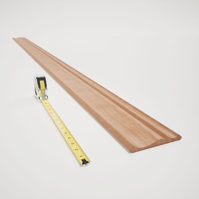 Ekena Millwork WM45 3 11/16"H x 3 3/4"P x 5 1/4"F x 96"L Americraft Solid Hardwood Stain Grade Crown Moulding - Image 61
