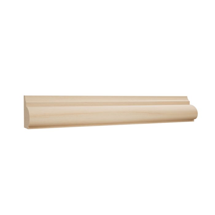 Ekena Millwork WM1207 11/16"D X 7/8"W X 96"L Americraft Solid Hardwood Stain Grade Base Cap Moulding - Image 3