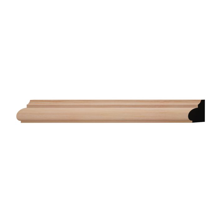 Ekena Millwork WM1207 11/16"D X 7/8"W X 96"L Americraft Solid Hardwood Stain Grade Base Cap Moulding - Image 7