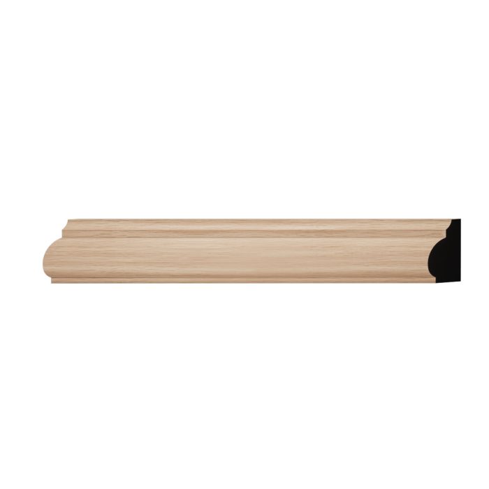 Ekena Millwork WM1201 11/16"D X 1 1/4"W X 96"L Americraft Solid Hardwood Stain Grade Base Cap Moulding - Image 32