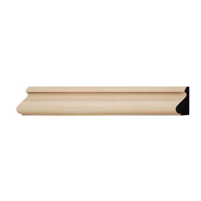 Americraft WM163 Solid Hardwood Stain Grade Base Cap Moulding