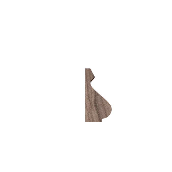 Ekena Millwork WM163 11/16"D X 1 3/8"W X 96"L Americraft Solid Hardwood Stain Grade Base Cap Moulding - Image 44