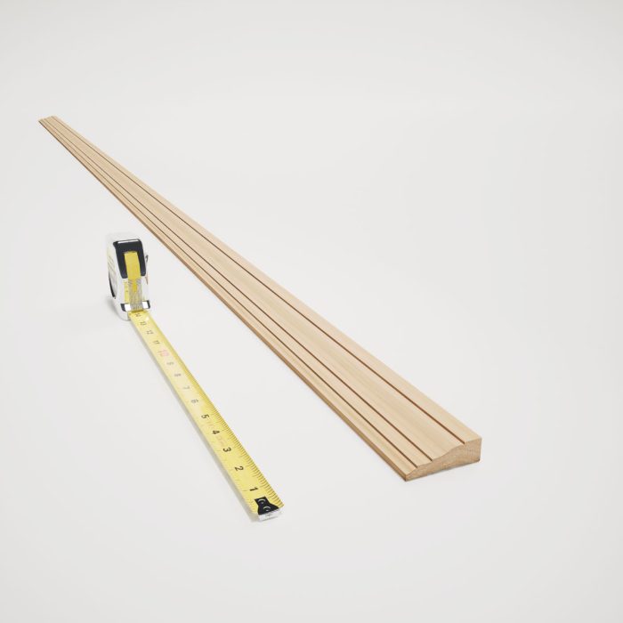 Ekena Millwork 11/16"D x 2 1/4"W x 96"L Americraft Solid Hardwood Stain Grade Colonial Casing Moulding - Image 6