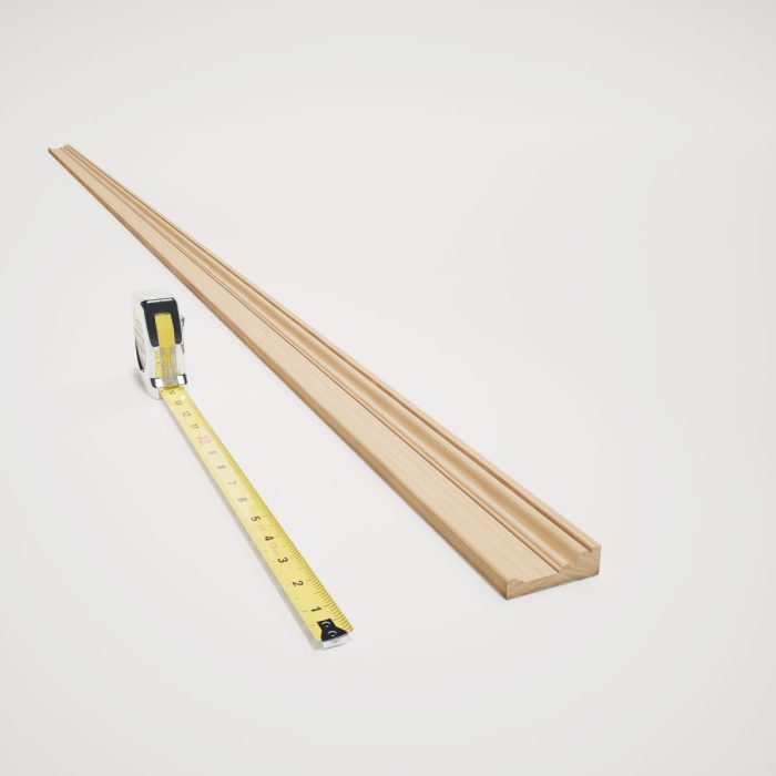 Ekena Millwork BRB3 11/16"D x 2 1/4"W x 96"L Americraft Solid Hardwood Stain Grade Baby Howe Casing Moulding - Image 7
