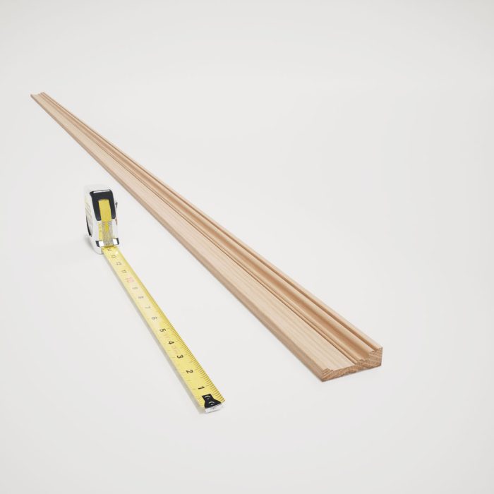 Ekena Millwork BRB3 11/16"D x 2 1/4"W x 96"L Americraft Solid Hardwood Stain Grade Baby Howe Casing Moulding - Image 37