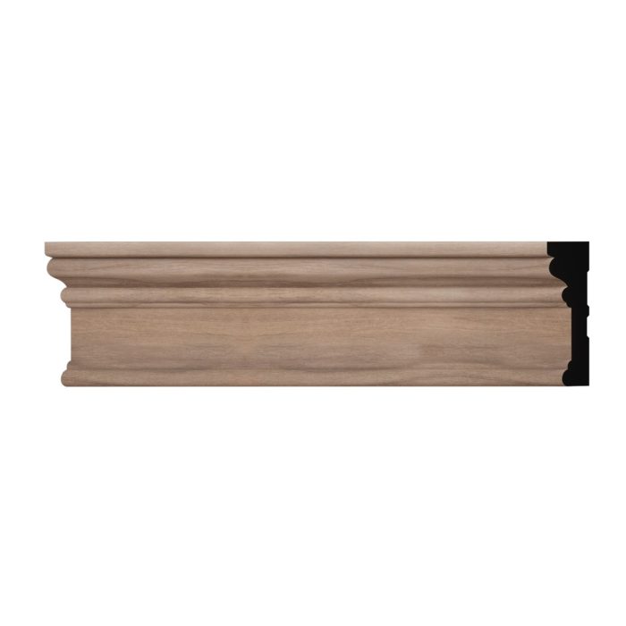 Ekena Millwork BRB3 11/16"D x 2 1/4"W x 96"L Americraft Solid Hardwood Stain Grade Baby Howe Casing Moulding - Image 43