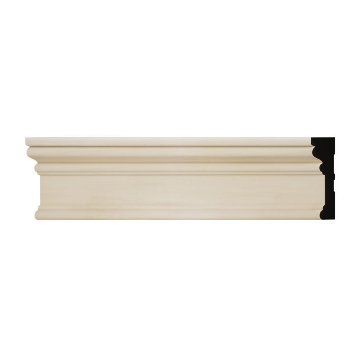 Ekena Millwork BRB3 11/16"D x 2 1/4"W x 96"L Americraft Solid Hardwood Stain Grade Baby Howe Casing Moulding - Image 23