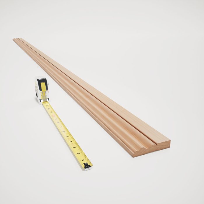 Ekena Millwork VICC 11/16"D x 3 1/2"W x 96"L Americraft Solid Hardwood Stain Grade Victorian Casing Moulding - Image 11