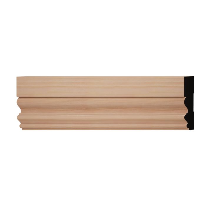 Ekena Millwork VICC 11/16"D x 3 1/2"W x 96"L Americraft Solid Hardwood Stain Grade Victorian Casing Moulding - Image 7