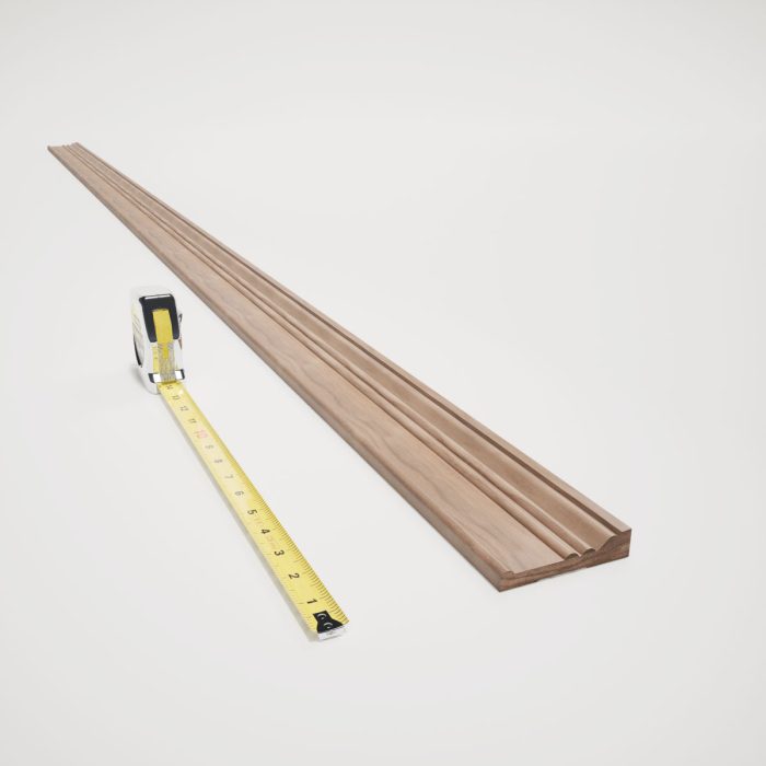 Ekena Millwork MRB3 5/8"D X 3 1/4"W X 96"L Americraft Solid Hardwood Stain Grade Howe Casing Moulding - Image 47