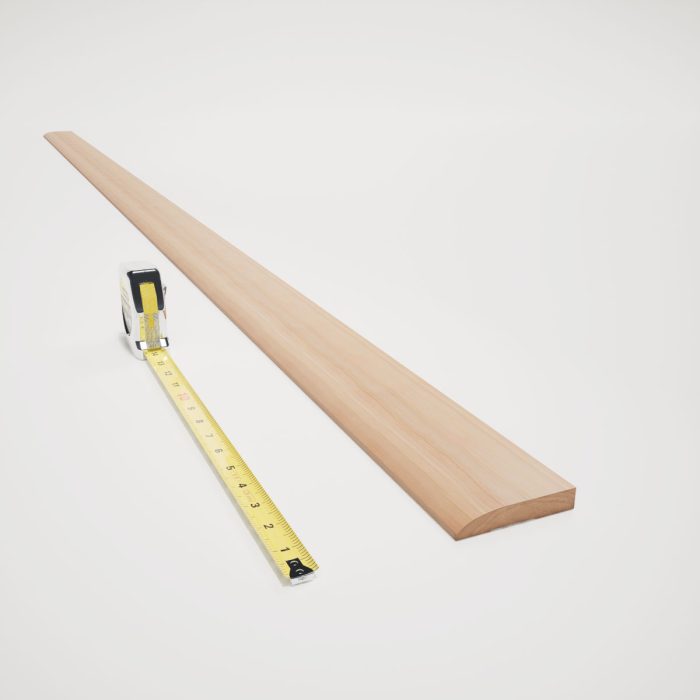 Ekena Millwork WM713 9/16″D X 3 1/4″W X 96″L Americraft Solid Hardwood Stain Grade Modern Base Moulding - Image 11