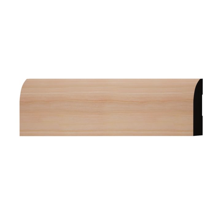 Ekena Millwork WM713 9/16″D X 3 1/4″W X 96″L Americraft Solid Hardwood Stain Grade Modern Base Moulding - Image 7