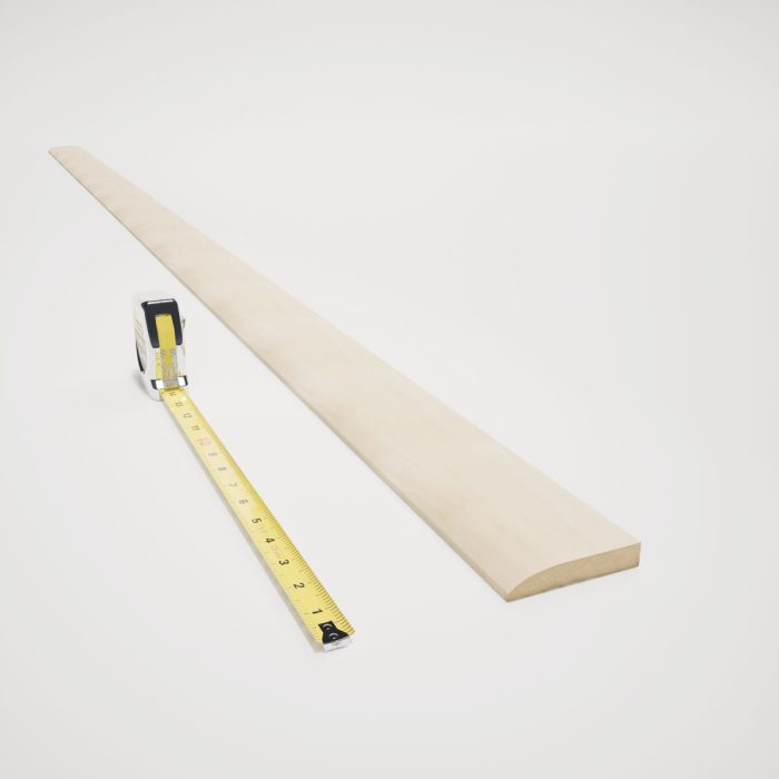 Ekena Millwork WM713 9/16″D X 3 1/4″W X 96″L Americraft Solid Hardwood Stain Grade Modern Base Moulding - Image 26