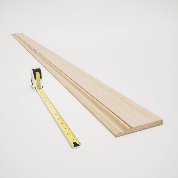 Ekena Millwork WM217 9/16"D X 5 1/4"W X 96"L Americraft Soldi Hardwood Stain Grade Base Moulding - Image 51