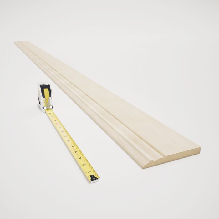 Ekena Millwork WM518 9/16"D X 5 1/4"W X 96"L Americraft Solid Hardwood Stain Grade Base Moulding - Image 26