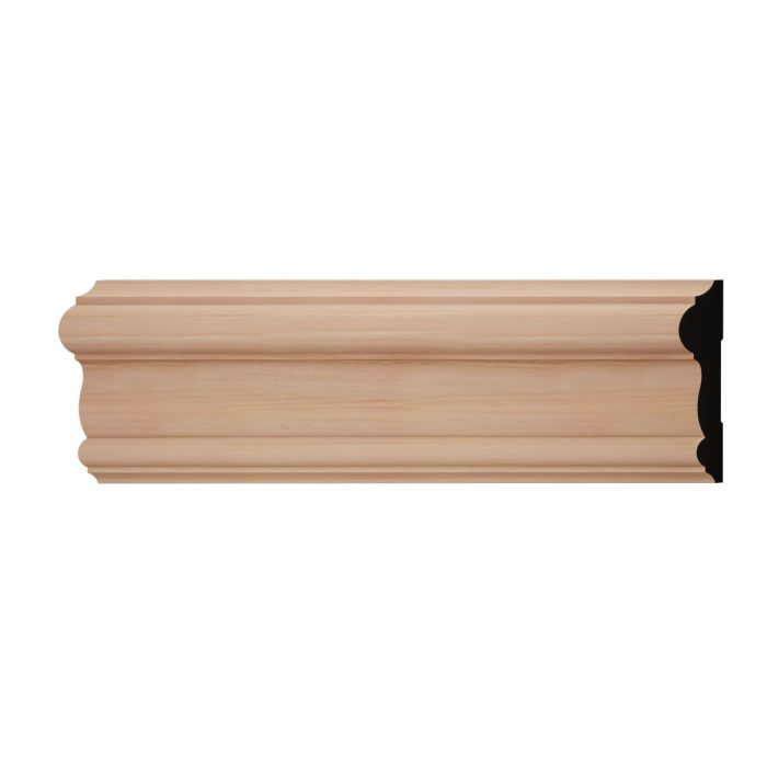 Ekena Millwork WM297 11/16"D X 3"W X 96"L Americraft Solid Hardwood Stain Grade Chair Rail Moulding - Image 7
