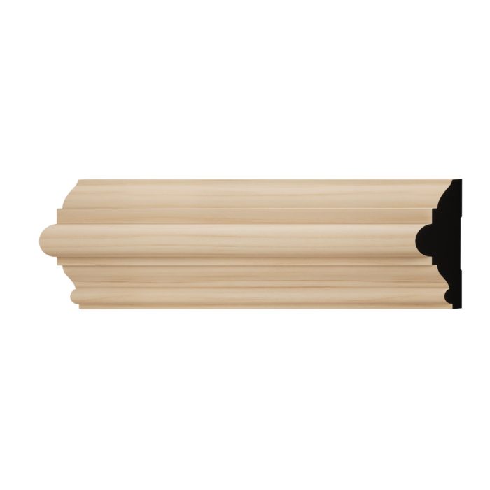 Ekena Millwork WM300 1 1/16"D X 3"W X 96"L Americraft Solid Hardwood Stain Grade Chair Rail Moulding - Image 2