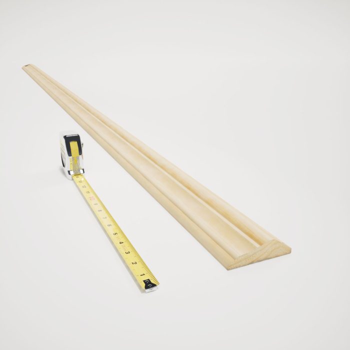 Ekena Millwork WM397 1"D X 3 1/2"W X 96"L Americraft Solid Hardwood Stain Grade Chair Rail Moulding - Image 21