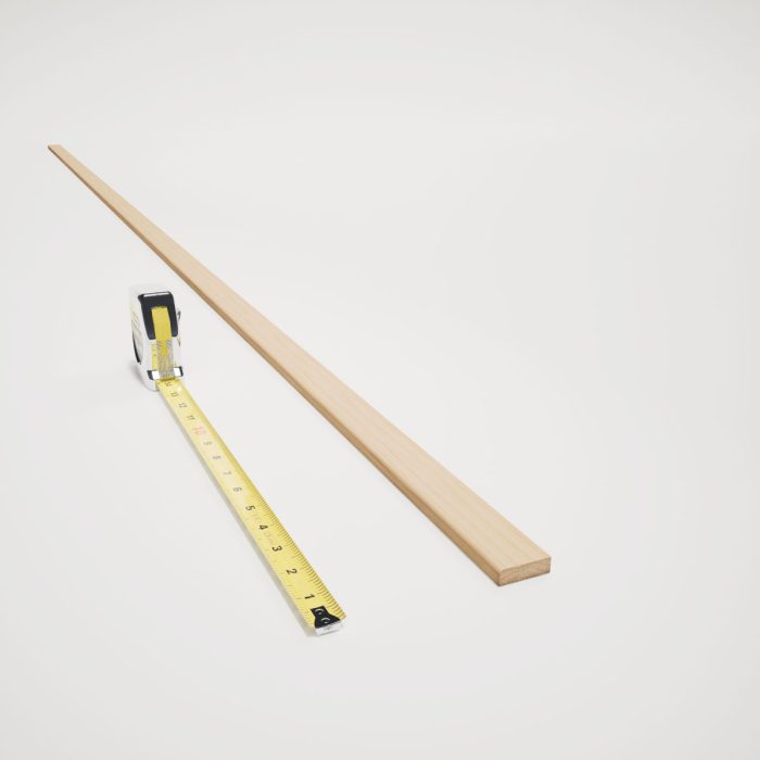 Ekena Millwork WM887 3/8"D X 1 1/4"W X 96"L Americraft Solid Hardwood Stain Grade S4S E1E Stop 887 Moulding - Image 7