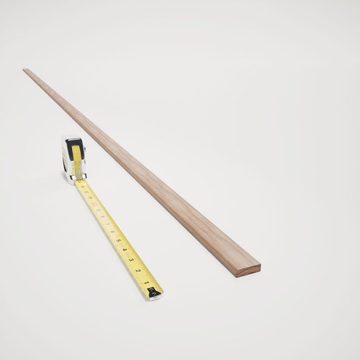 Ekena Millwork WM887 3/8"D X 1 1/4"W X 96"L Americraft Solid Hardwood Stain Grade S4S E1E Stop 887 Moulding - Image 47