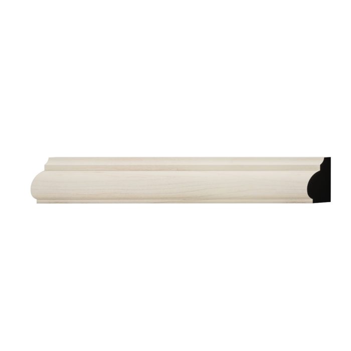 Ekena Millwork WM1201 11/16"D X 1 1/4"W X 96"L Americraft Solid Hardwood Stain Grade Base Cap Moulding - Image 12